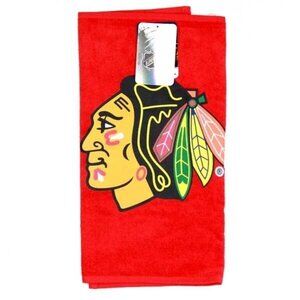 Chicago Blackhawks Fan Rally Towel NHL Hockey Official 15"X18" Team Color New